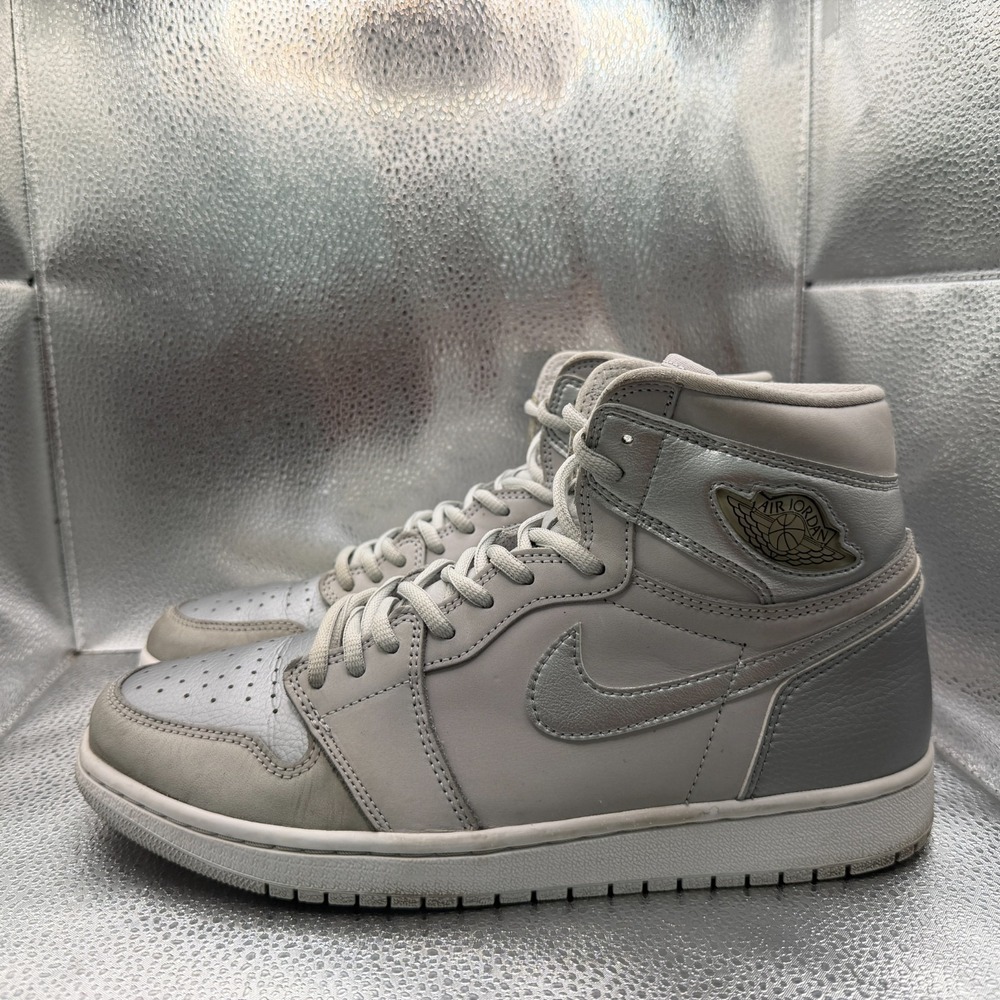 Size 10 Jordan 1 Retro High OG Japan Tokyo 2020 Gray Mens Sneakers DC1788-029 - Picture 8 of 12